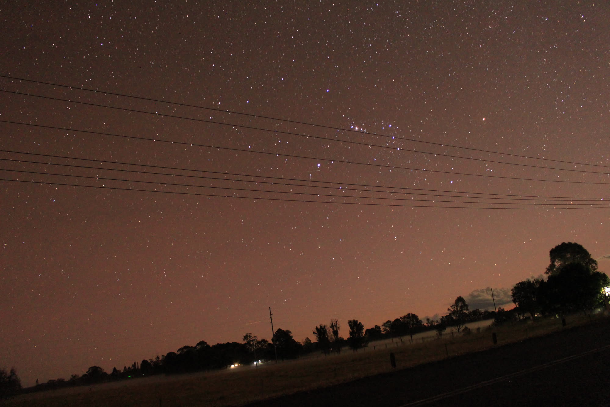 Night sky from Ballina